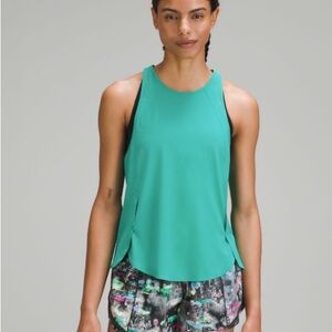 Lululemon High Ventilation Running Tank Kelly Green Size 4